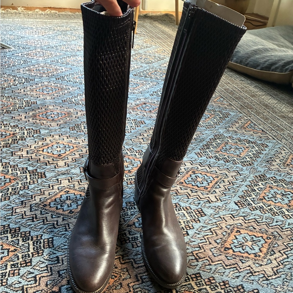 Aquatalia Espresso Brown UNDY  Knee HIGH Weatherproof Boots